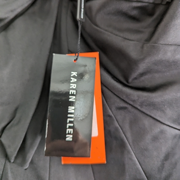 Karen Millen silk, new with tags one strap dress - Picture 2 of 7